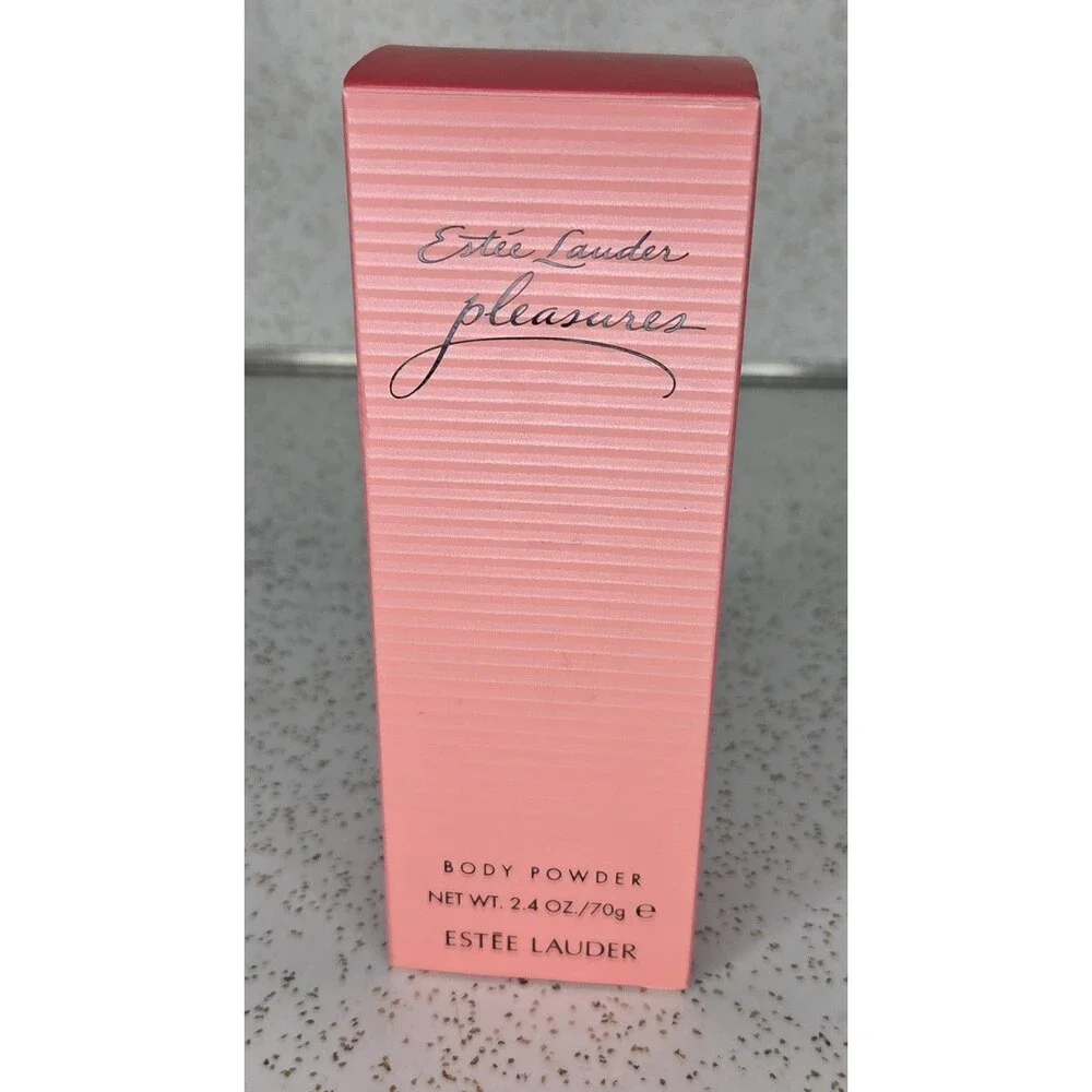 Pleasures by Estee Lauder BODY POWDER 2.4 oz / 70 g New in Box RARE